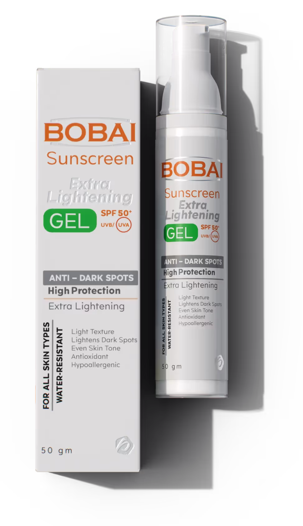Bobai Sunscreen Extra Lightening gel spf 50 gm