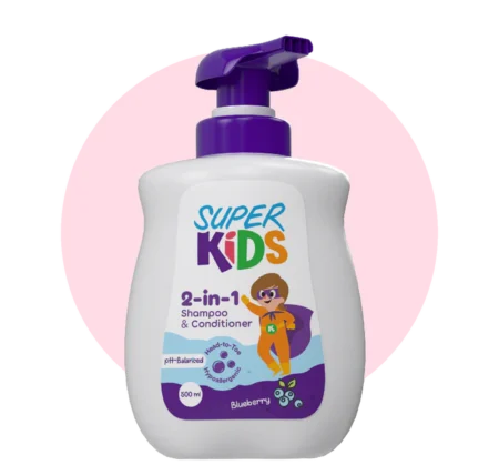 Superkids 2 In 1 Shampoo & Conditioner 500 ml