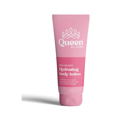 QUEEN BY LORD HYDRATING BODY LOTION RED BERRY 200ML