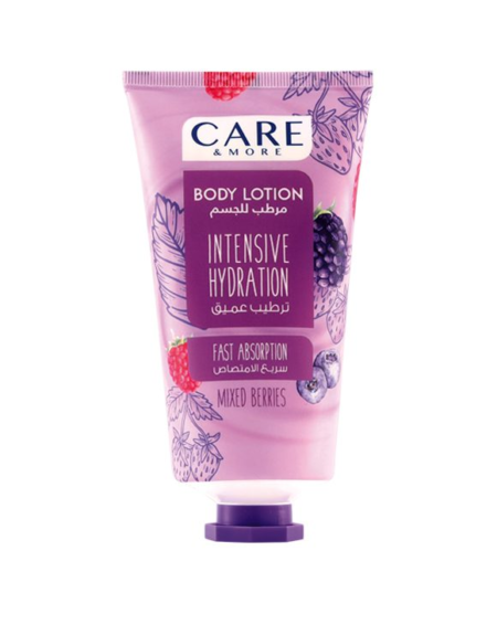 Care & More body lotion with Mixed berries