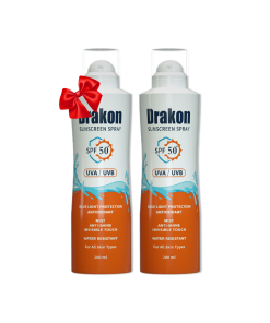 DRAKON SUNSCREEN SPRAY SPF50+ 200ML 1+1 OFF