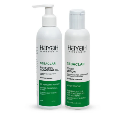 Hayah Laboratories SEBACLAR Care Box (Purifying cleansing + Tonic)