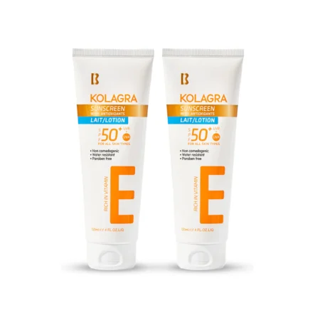 Offer Kolagra Sun Screen Lotion 120ml (1+1)