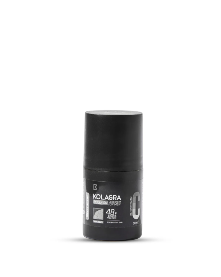 Kolagra Super Dry 48H Men's Roll-On Deodorant Silver Scent
