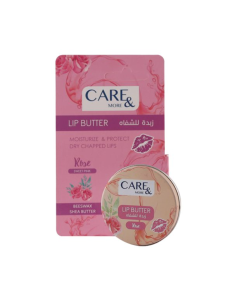Care & More Lip Butter – Rose – 20ml